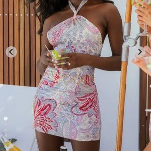 Barbaria Scarf dress paisley- size XS